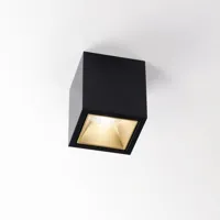 delta light -   montage externe boxy noir / or mat  métal
